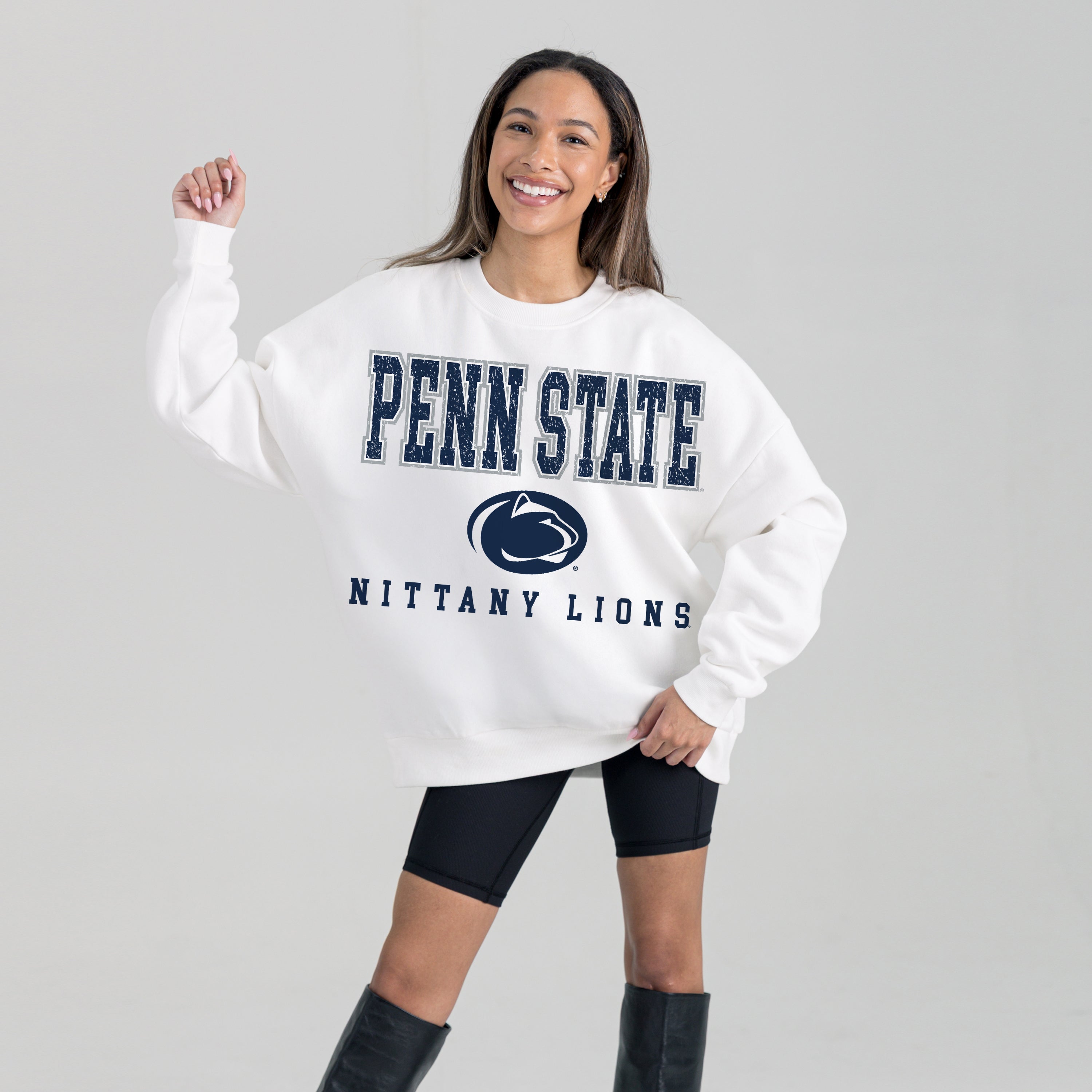 PENN STATE NITTANY LIONS Freestyle Fleece Drop-Shoulder Pullover