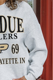 PURDUE BOILERMAKERS Allegiance Fleece Drop-Shoulder Pullover