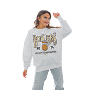 PURDUE BOILERMAKERS BRACKET BATTLE PREMIUM FLEECE DROP SHOULDER CREWNECK PULLOVER