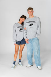 PURDUE BOILERMAKERS CAMPUS ENERGY PREMIUM FLEECE UNISEX CREWNECK PULLOVER