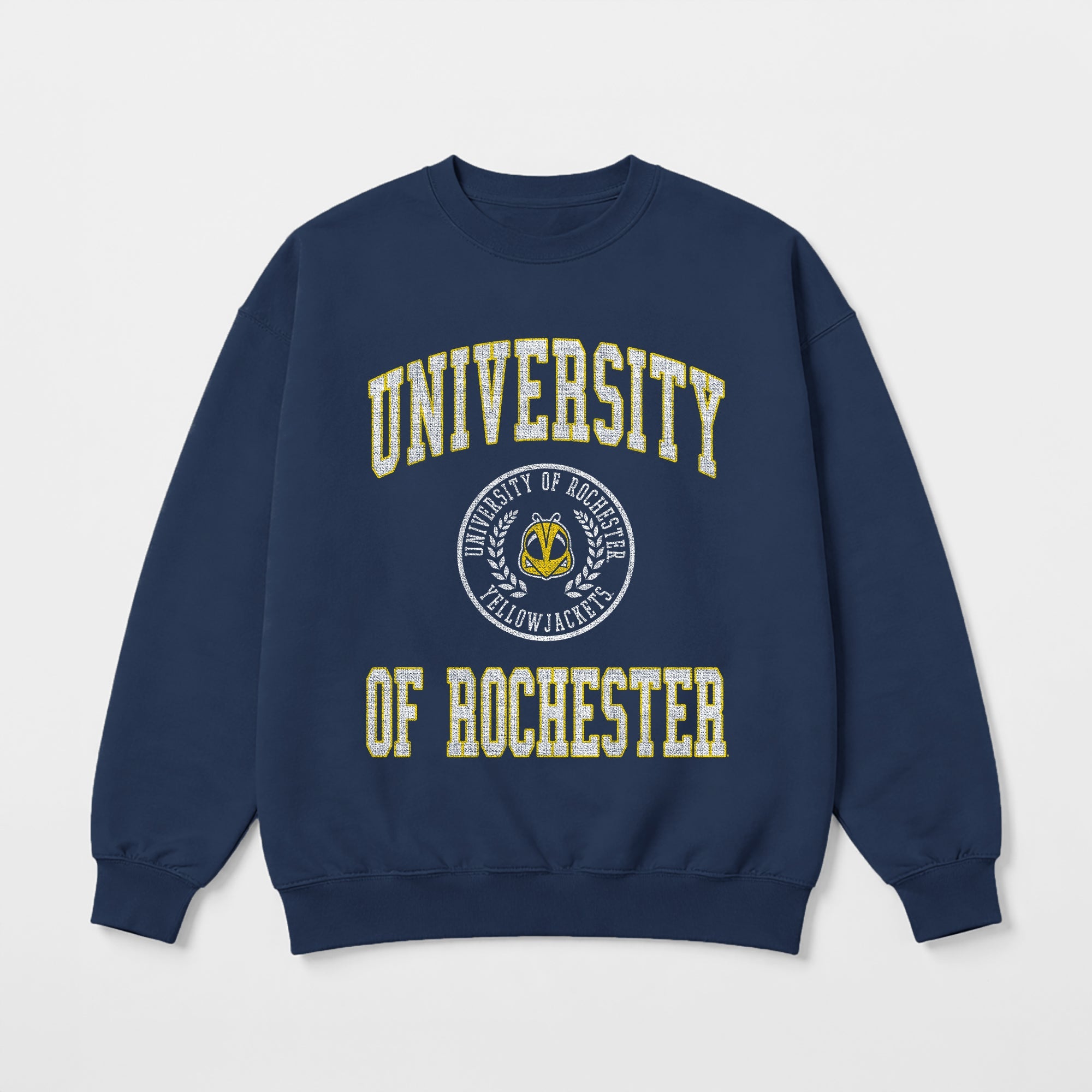 ROCHESTER YELLOWJACKETS PRIME PLAY PREMIUM FLEECE DROP SHOULDER CREWNECK PULLOVER