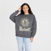 ROCHESTER YELLOWJACKETS SATURDAY SEAL PREMIUM FLEECE DROP SHOULDER CREWNECK PULLOVER