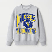 ROCHESTER YELLOWJACKETS GAME ON PREMIUM FLEECE DROP SHOULDER CREWNECK PULLOVER