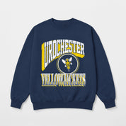 ROCHESTER YELLOWJACKETS MAIN CHARACTER PREMIUM FLEECE DROP SHOULDER CREWNECK PULLOVER