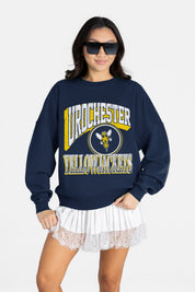 ROCHESTER YELLOWJACKETS MAIN CHARACTER PREMIUM FLEECE DROP SHOULDER CREWNECK PULLOVER