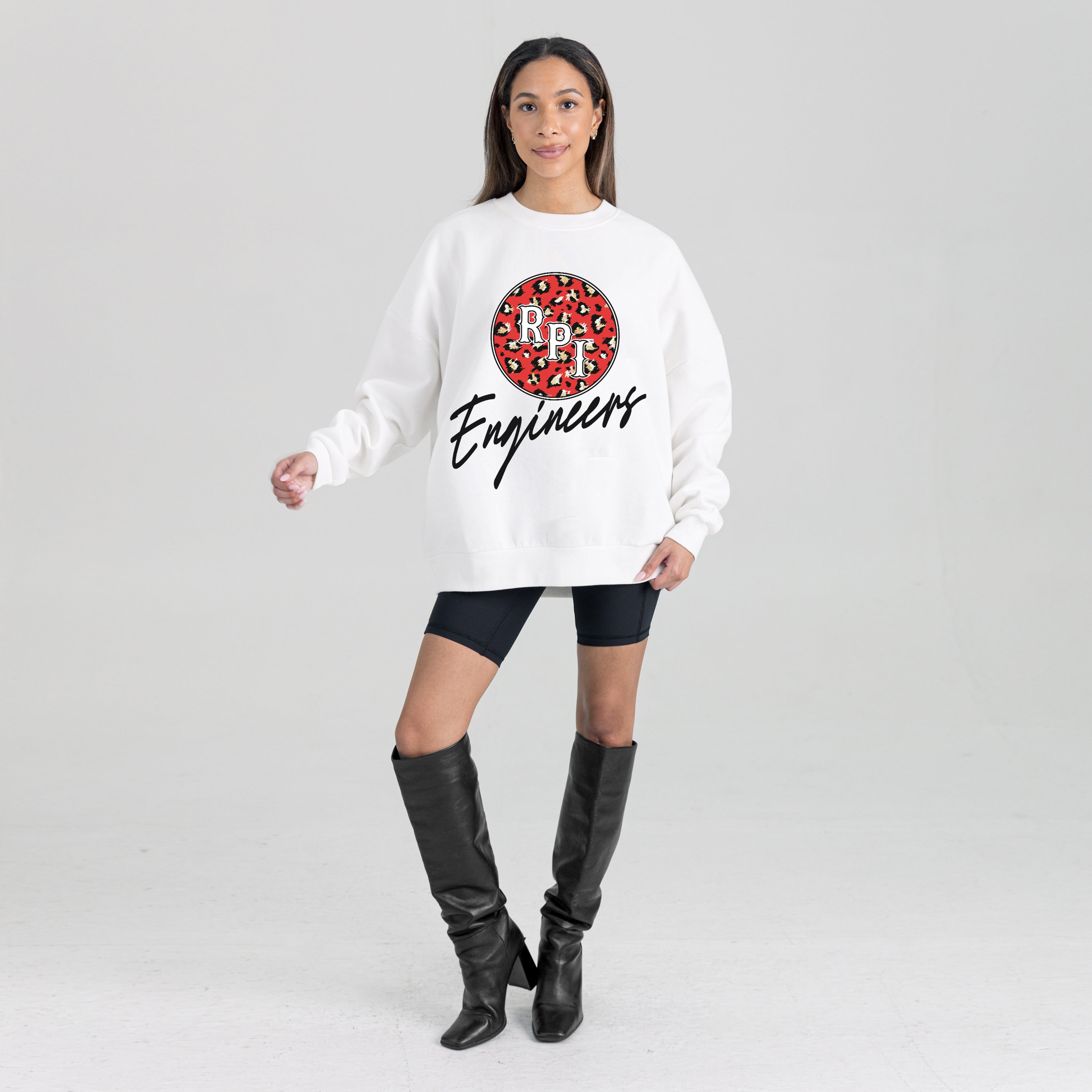 RENSSELAER ENGINEERS WILD BREAKTHROUGH PREMIUM FLEECE CREWNECK PULLOVER