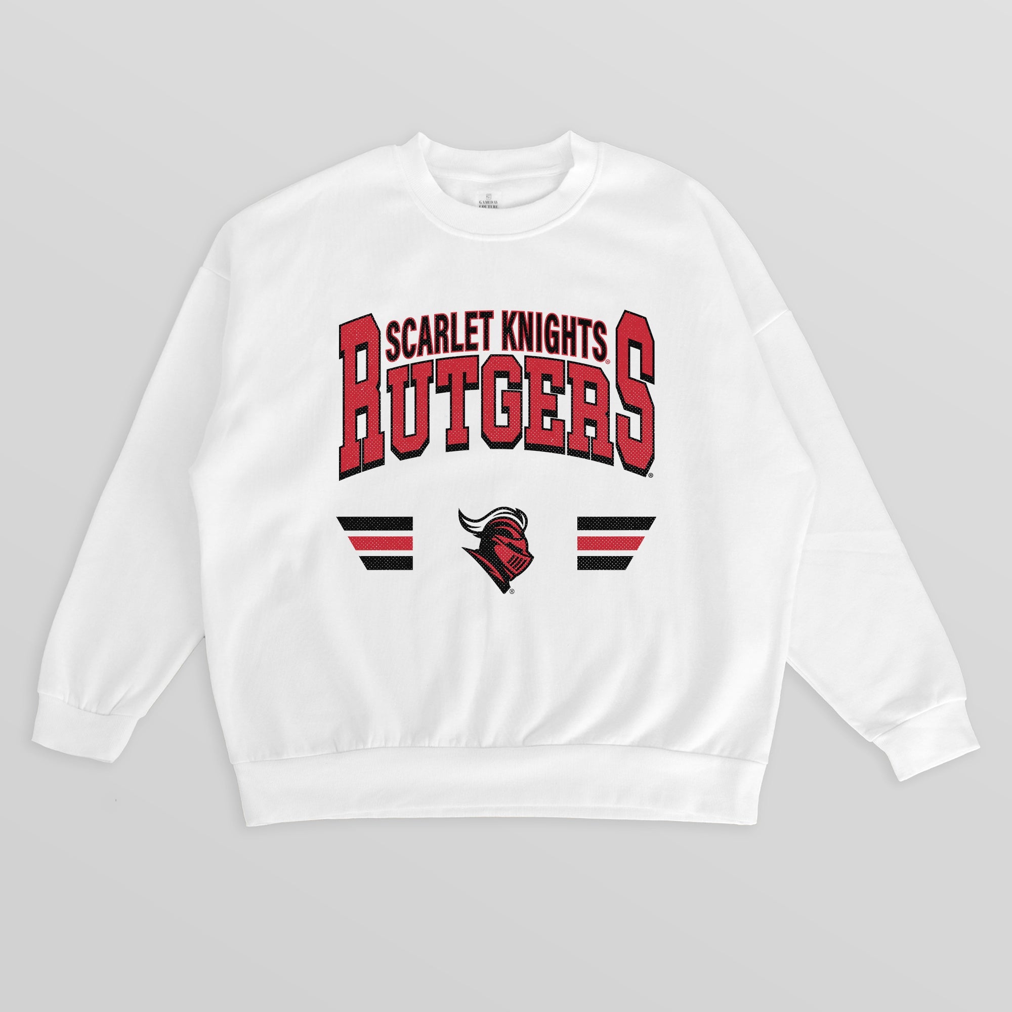 RUTGERS SCARLET KNIGHTS SWIFT STRIKE PREMIUM FLEECE DROP SHOULDER CREWNECK PULLOVER