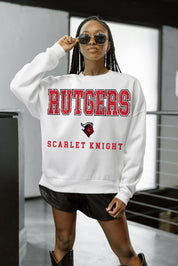RUTGERS SCARLET KNIGHTS FREESTYLE PREMIUM FLEECE CREWNECK PULLOVER
