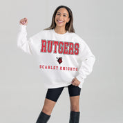 RUTGERS SCARLET KNIGHTS FREESTYLE PREMIUM FLEECE CREWNECK PULLOVER