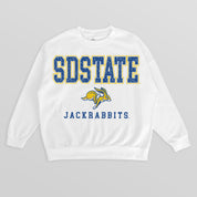 SOUTH DAKOTA STATE JACKRABBITS FREESTYLE PREMIUM FLEECE CREWNECK PULLOVER