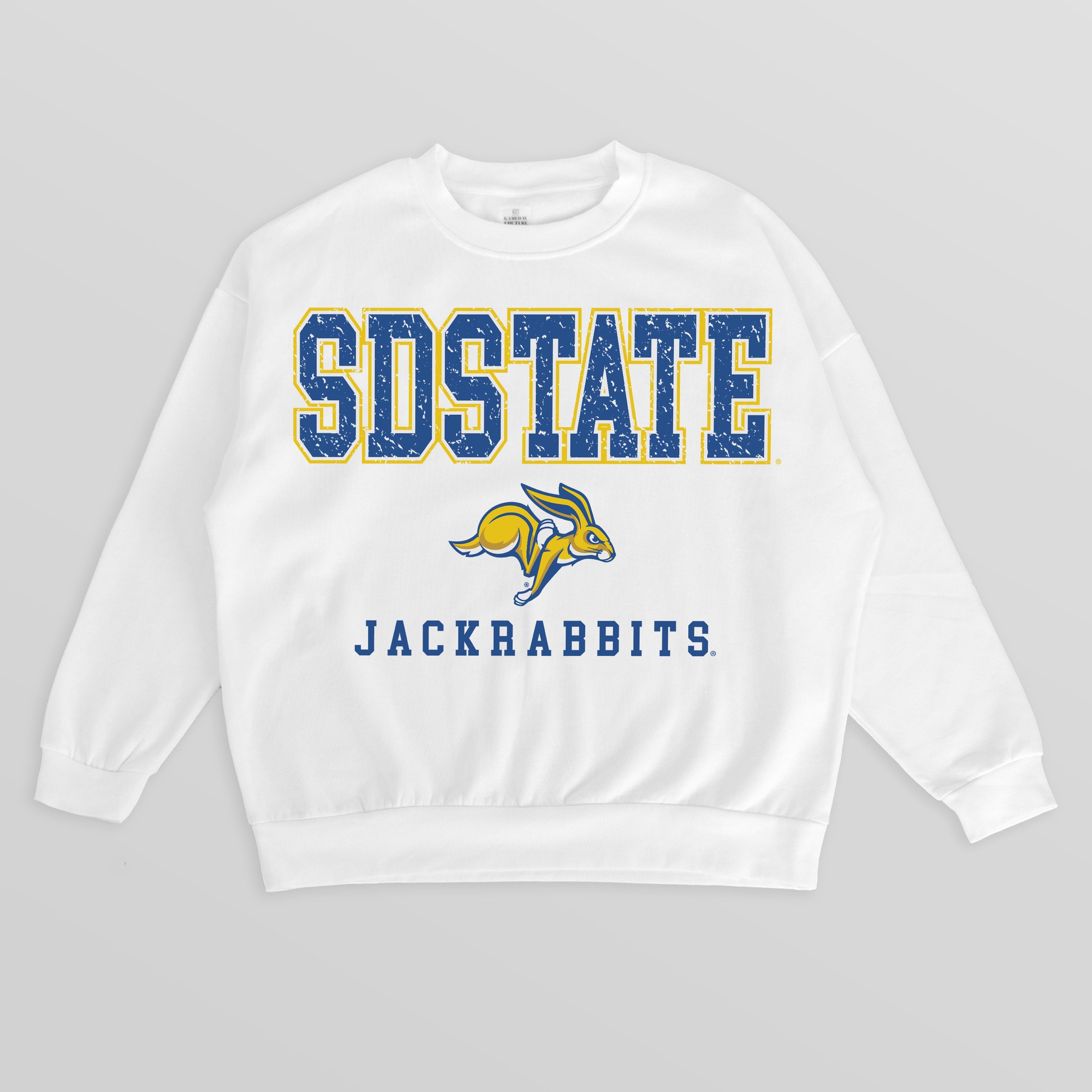SOUTH DAKOTA STATE JACKRABBITS FREESTYLE PREMIUM FLEECE CREWNECK PULLOVER