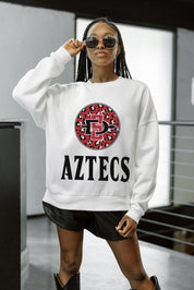 SAN DIEGO STATE AZTECS WILD BREAKTHROUGH PREMIUM FLEECE CREWNECK PULLOVER