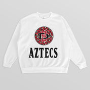 SAN DIEGO STATE AZTECS WILD BREAKTHROUGH PREMIUM FLEECE CREWNECK PULLOVER