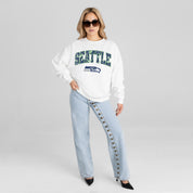 SEATTLE SEAHAWKS SWEET PLAY PREMIUM FLEECE PULLOVER