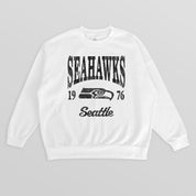 SEATTLE SEAHAWKS PEAK SEASON PREMIUM FLEECE CREWNECK PULLOVER