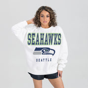 SEATTLE SEAHAWKS Sunday Drives Fleece Crewneck Pullover