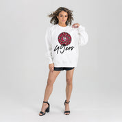 SAN FRANCISCO 49ERS WILD BREAKTHROUGH PREMIUM FLEECE CREWNECK PULLOVER