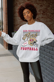 SAN FRANCISCO 49ERS HOME TURF PREMIUM FLEECE CREWNECK PULLOVER