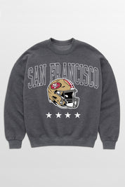 SAN FRANCISCO 49ERS RISING STAR PREMIUM FLEECE CREWNECK PULLOVER