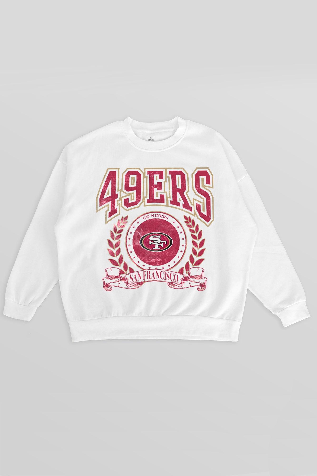 SAN FRANCISCO 49ERS STAY COOL PREMIUM FLEECE CREWNECK PULLOVER