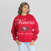 SAN FRANCISCO 49ERS LEGACY CLUB PREMIUM FLEECE CREWNECK PULLOVER
