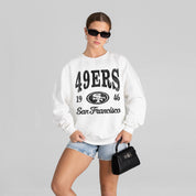 SAN FRANCISCO 49ERS PEAK SEASON PREMIUM FLEECE CREWNECK PULLOVER