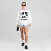 SAN FRANCISCO 49ERS PEAK SEASON PREMIUM FLEECE CREWNECK PULLOVER