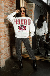 SAN FRANCISCO 49ERS Sunday Drives Fleece Crewneck Pullover