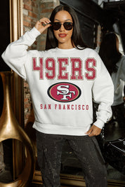 SAN FRANCISCO 49ERS Sunday Drives Fleece Crewneck Pullover