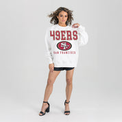 SAN FRANCISCO 49ERS Sunday Drives Fleece Crewneck Pullover