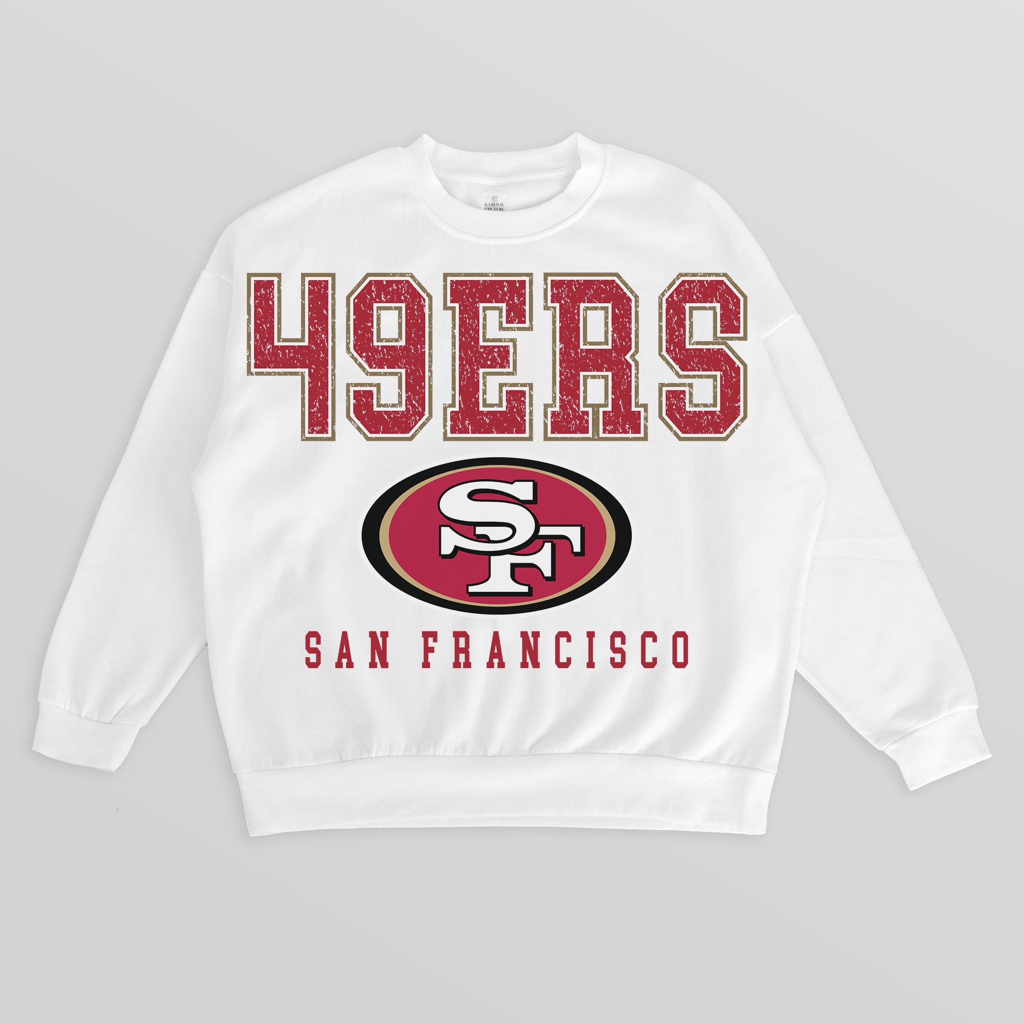 SAN FRANCISCO 49ERS Sunday Drives Fleece Crewneck Pullover