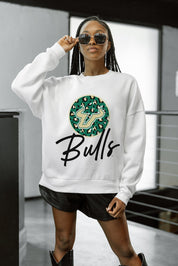 SOUTH FLORIDA BULLS WILD BREAKTHROUGH PREMIUM FLEECE CREWNECK PULLOVER