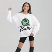 SOUTH FLORIDA BULLS WILD BREAKTHROUGH PREMIUM FLEECE CREWNECK PULLOVER