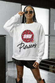 SACRED HEART PIONEERS WILD BREAKTHROUGH PREMIUM FLEECE CREWNECK PULLOVER