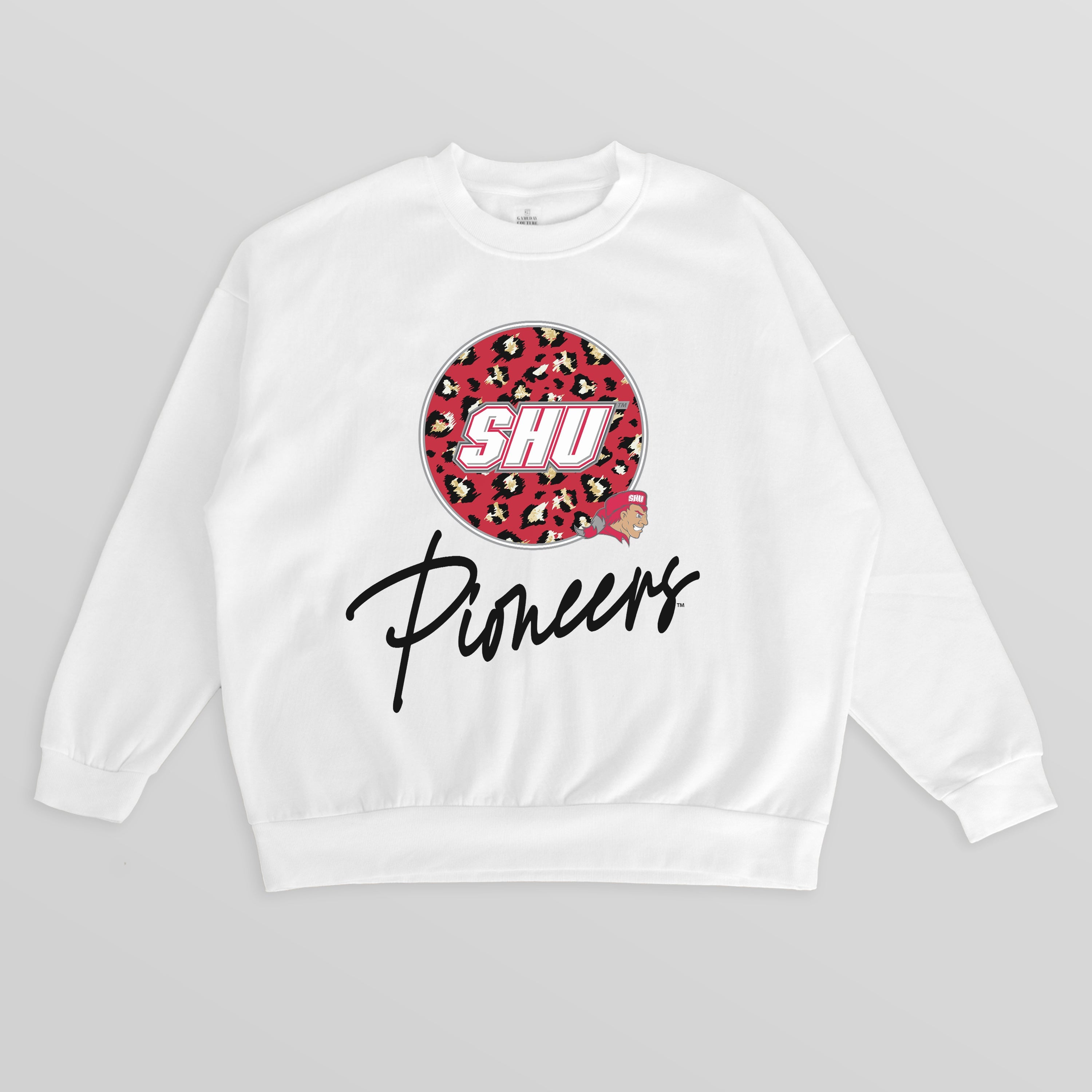 SACRED HEART PIONEERS WILD BREAKTHROUGH PREMIUM FLEECE CREWNECK PULLOVER