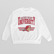 SACRED HEART PIONEERS SWIFT STRIKE PREMIUM FLEECE DROP SHOULDER CREWNECK PULLOVER