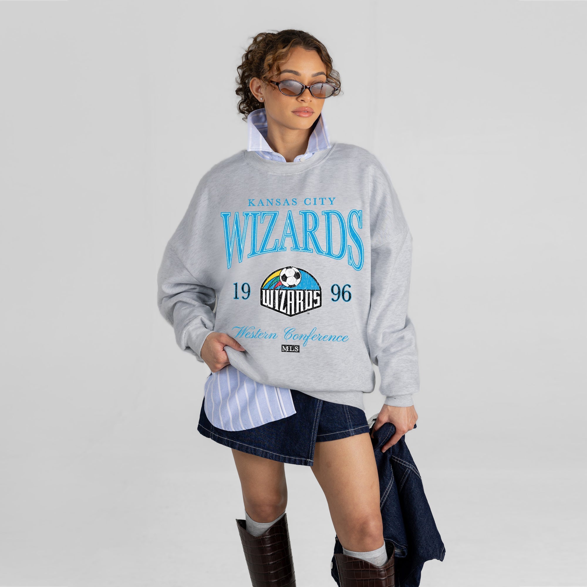 SPORTING KANSAS CITY INSTANT CLASSIC PREMIUM FLEECE DROP SHOULDER CREWNECK PULLOVER