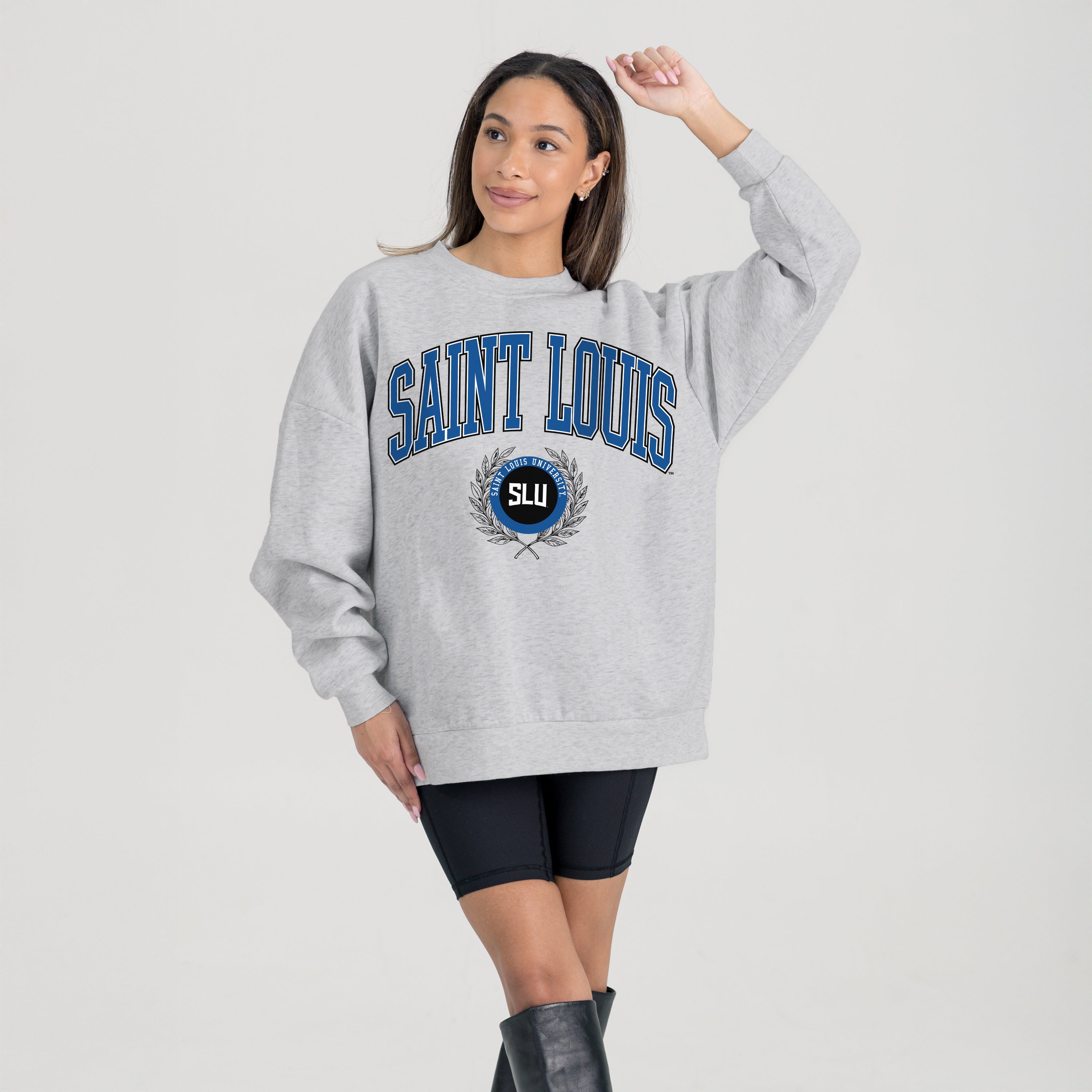 SAINT LOUIS BILLIKENS TRADITION REFINED PREMIUM FLEECE CREWNECK PULLOVER