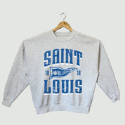 SAINT LOUIS BILLIKENS PENNANT PRIDE PREMIUM FLEECE DROP SHOULDER CREWNECK PULLOVER