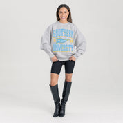 SOUTHERN JAGUARS PENNANT PRIDE PREMIUM FLEECE DROP SHOULDER CREWNECK PULLOVER