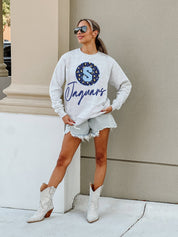 SPELMAN COLLEGE JAGUARS GOING WILD PREMIUM FLEECE DROP SHOULDER CREWNECK PULLOVER