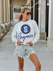 SPELMAN COLLEGE JAGUARS GOING WILD PREMIUM FLEECE DROP SHOULDER CREWNECK PULLOVER