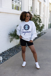 SPELMAN COLLEGE JAGUARS GOING WILD PREMIUM FLEECE DROP SHOULDER CREWNECK PULLOVER