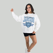 SPELMAN COLLEGE JAGUARS SWIFT STRIKE PREMIUM FLEECE DROP SHOULDER CREWNECK PULLOVER