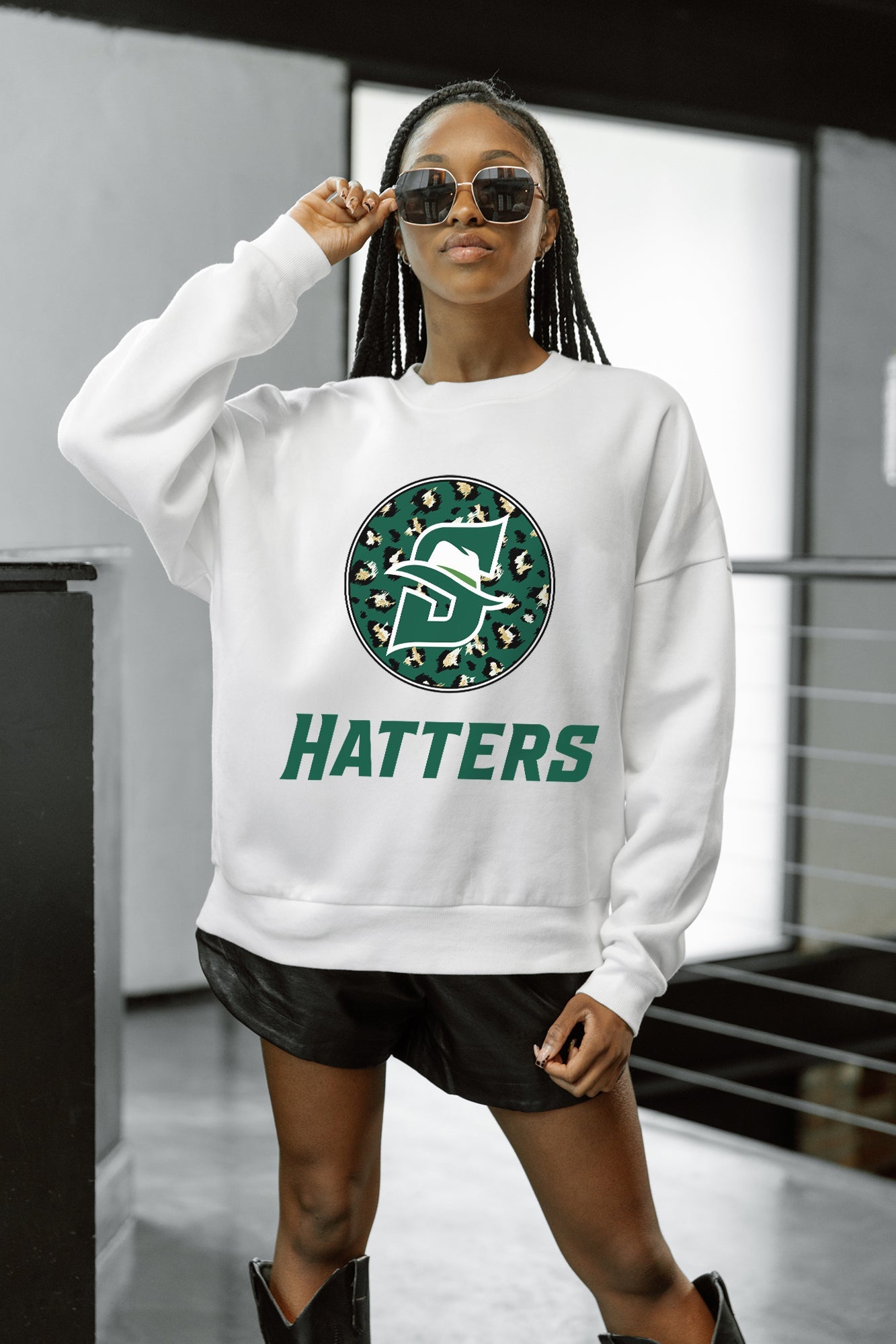 STETSON HATTERS WILD BREAKTHROUGH PREMIUM FLEECE CREWNECK PULLOVER