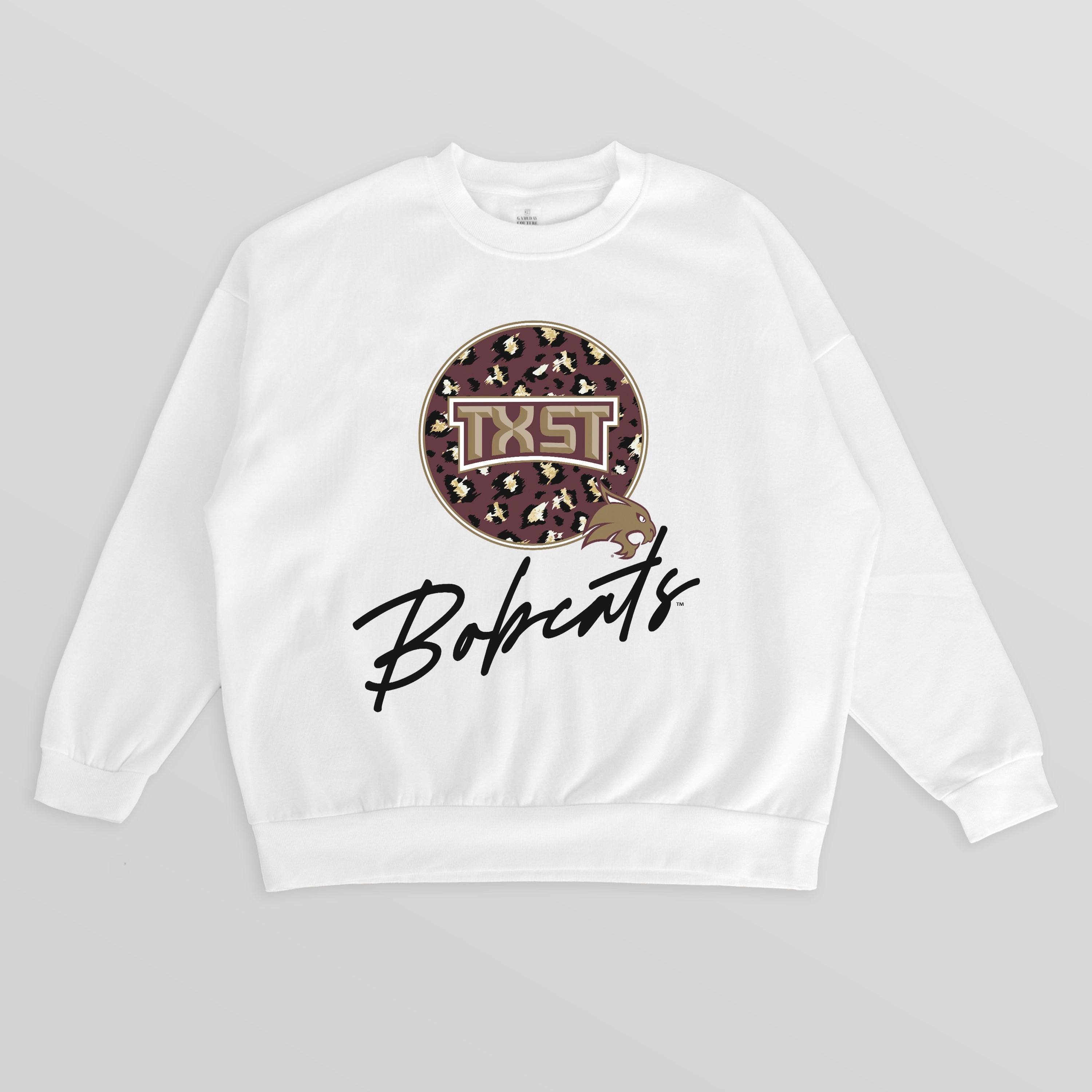 TEXAS STATE BOBCATS WILD BREAKTHROUGH PREMIUM FLEECE CREWNECK PULLOVER