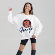 SYRACUSE ORANGE WILD BREAKTHROUGH PREMIUM FLEECE CREWNECK PULLOVER
