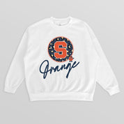 SYRACUSE ORANGE WILD BREAKTHROUGH PREMIUM FLEECE CREWNECK PULLOVER