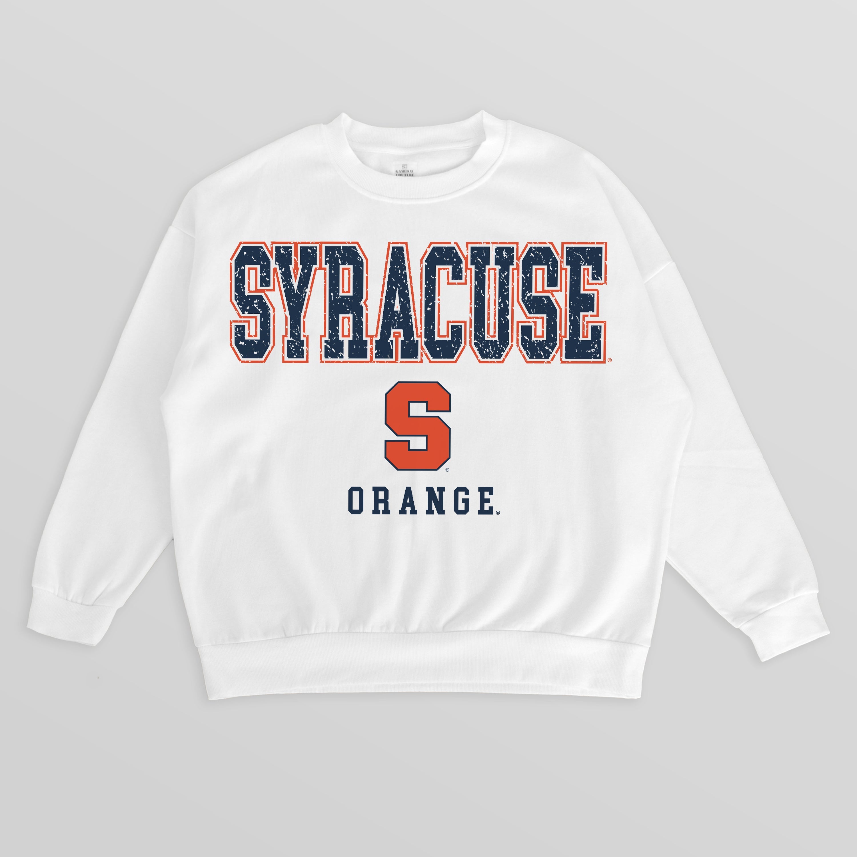 SYRACUSE ORANGE FREESTYLE PREMIUM FLEECE CREWNECK PULLOVER