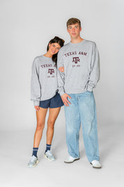 TEXAS A&M AGGIES CAMPUS ENERGY PREMIUM FLEECE CREWNECK PULLOVER